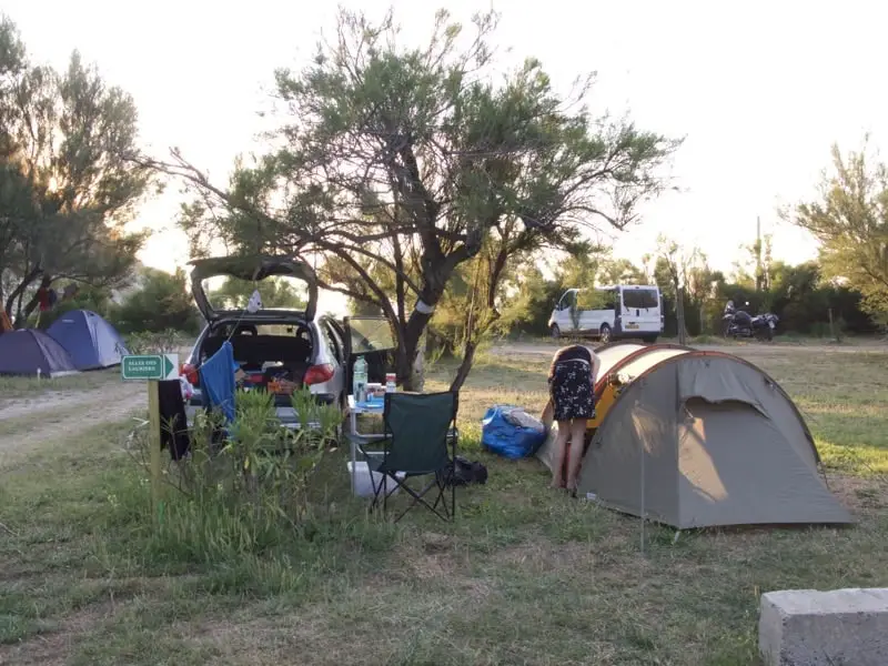 Tent instead of camping van 