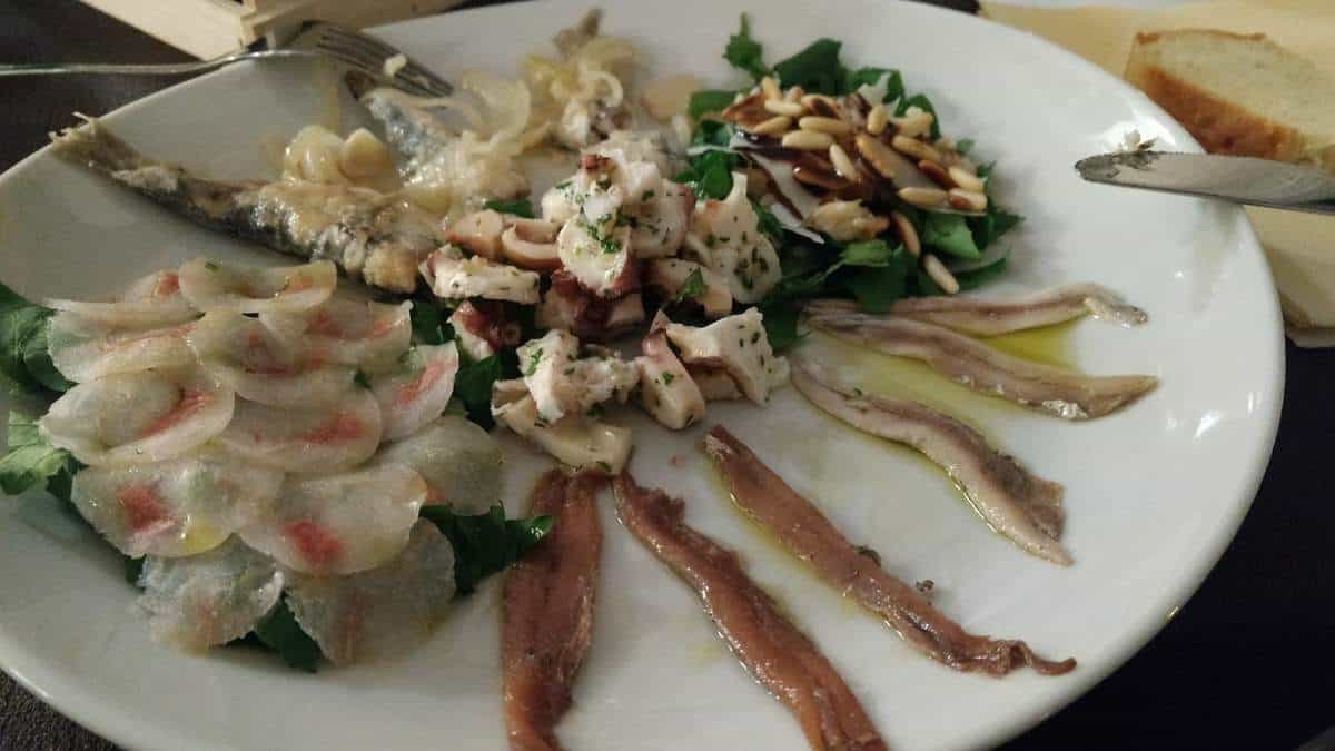 Meeresfrüchte Vorspeis