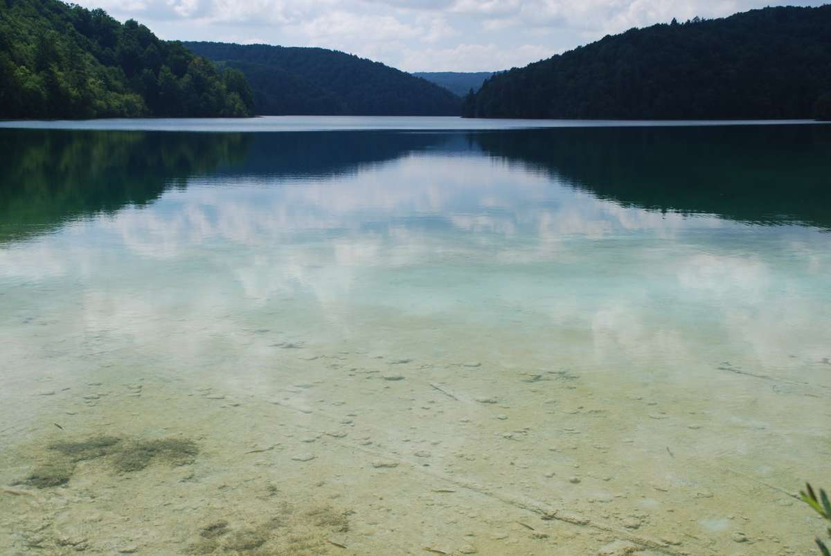 Plitvice Wasseroberfläche