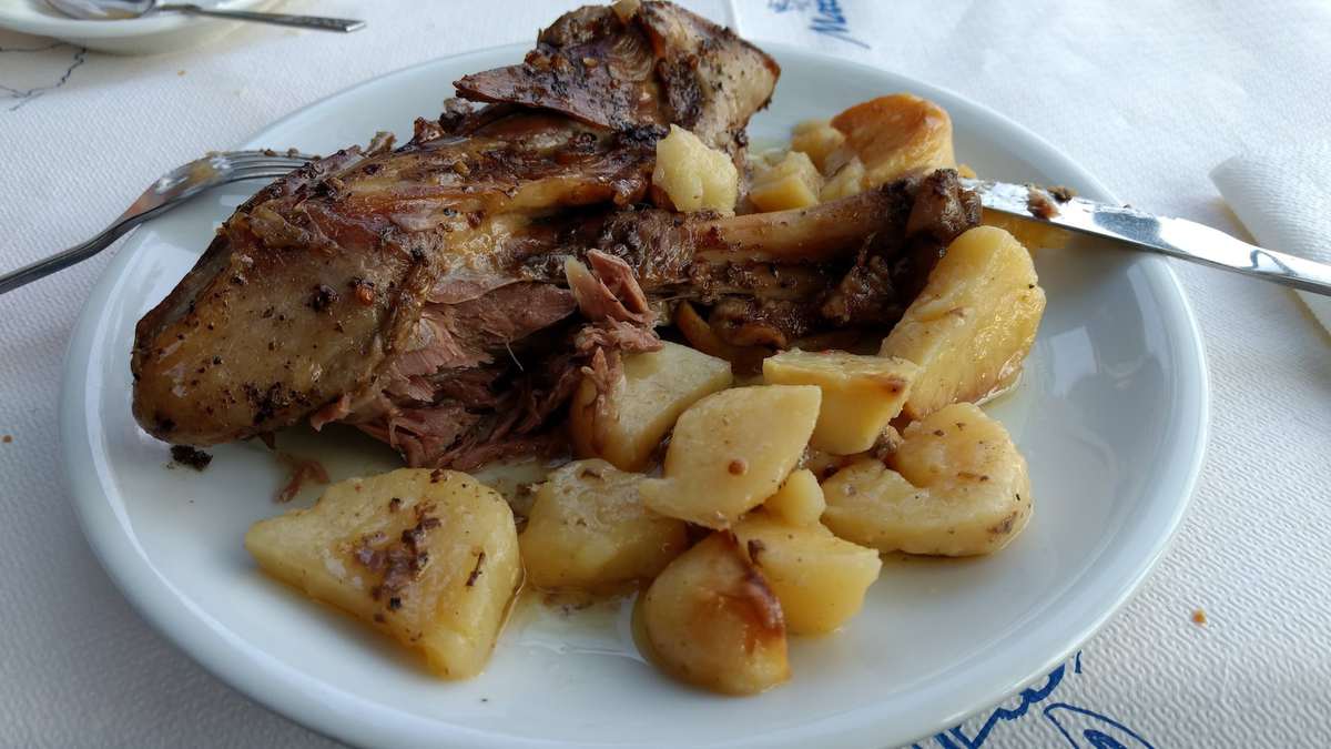 Lammfleisch Mit Kartoffeln