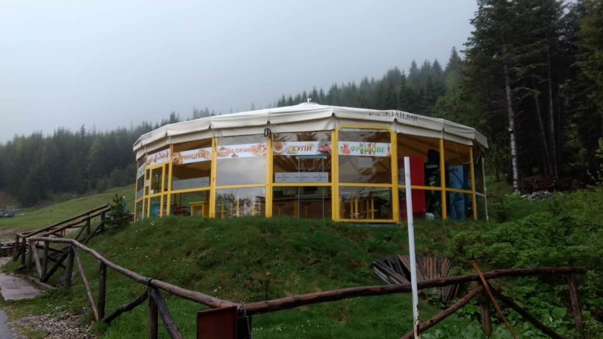 Bulgarisches Snack-Pavillion
