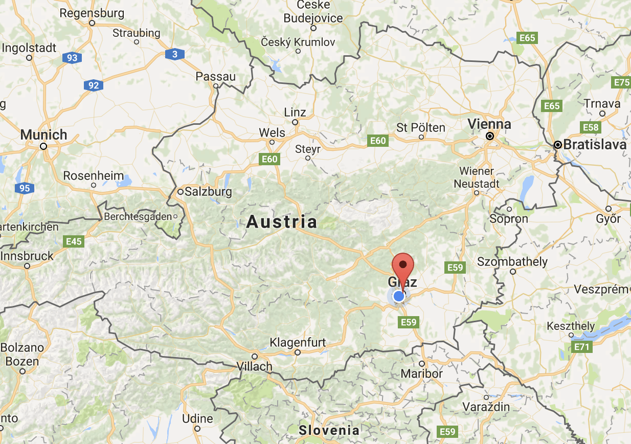 Geographische Lage Von Graz