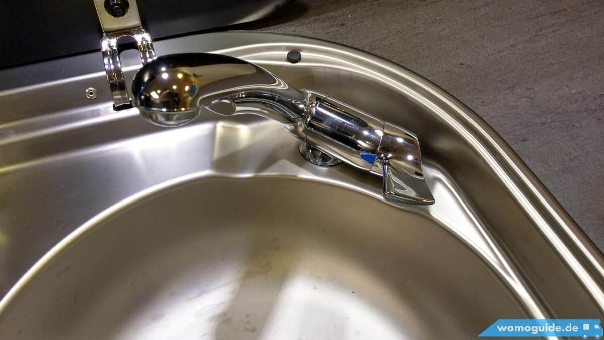 Verstaubarer Wasserhahn