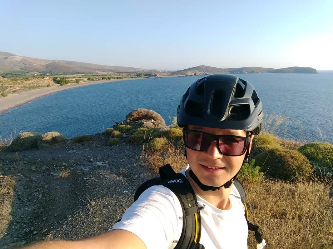 Gerfried Beim Fahrradfahren