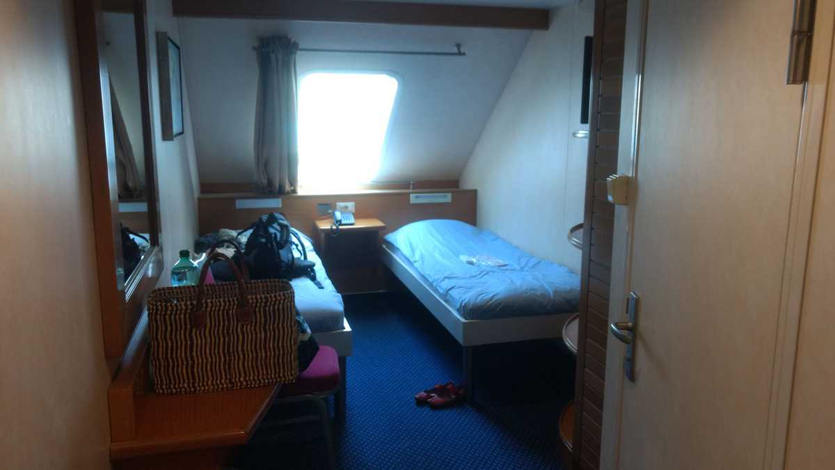 Kabine Auf Fähre Lesbos Piraeus