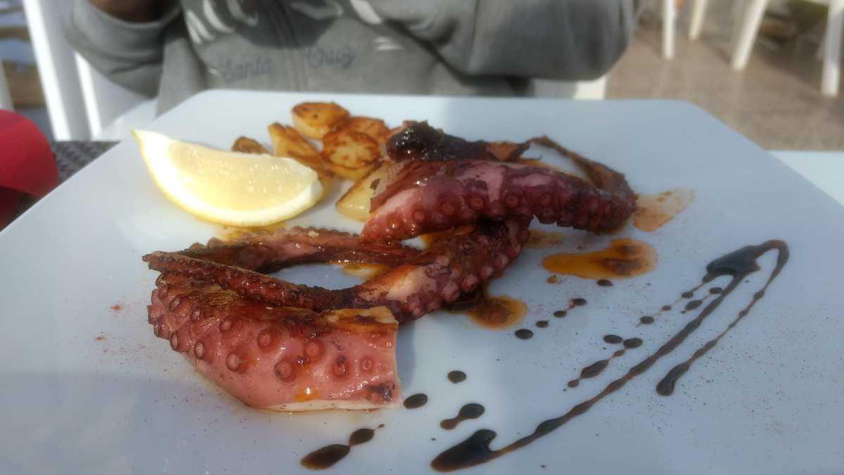 Oktopus Auf Teneriffa Essen