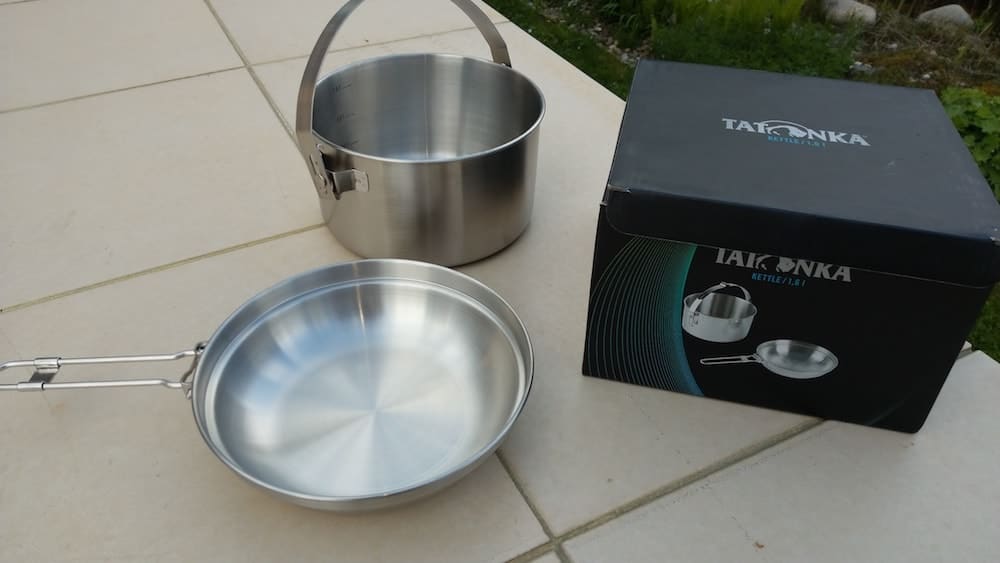 Leichtes Edelstahl Geschirr, Im Set