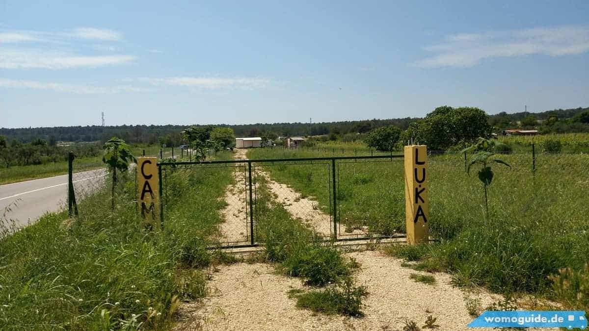 Vransko Jezero: Campingplatz Hintere Tor