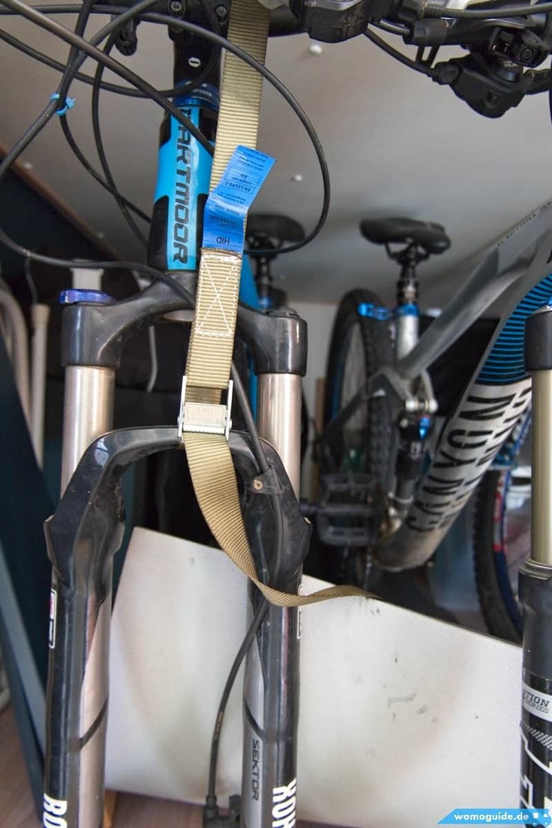 Bei Beladung Der Bikes Platz Sparen