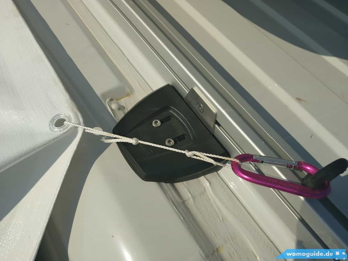 Palstekknoten Zur Befesting Des Sonnensegels