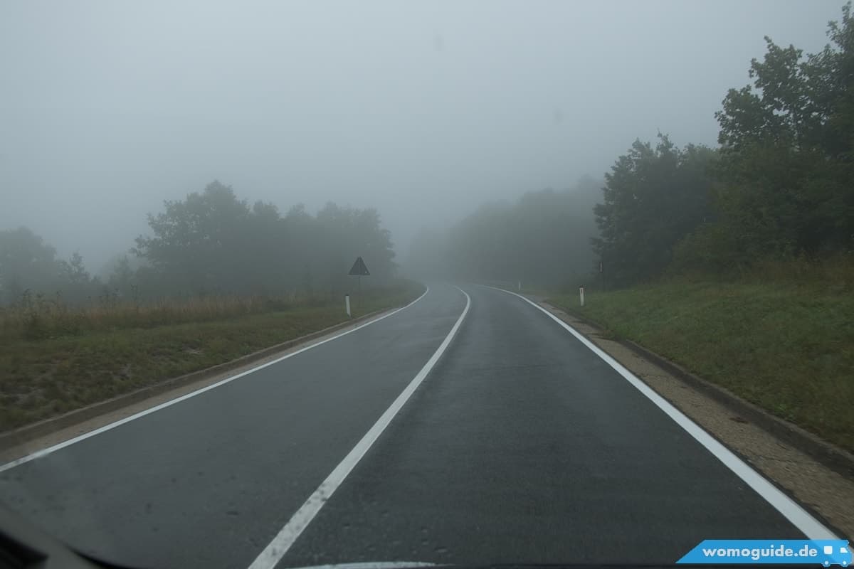 Straße Im Nebel