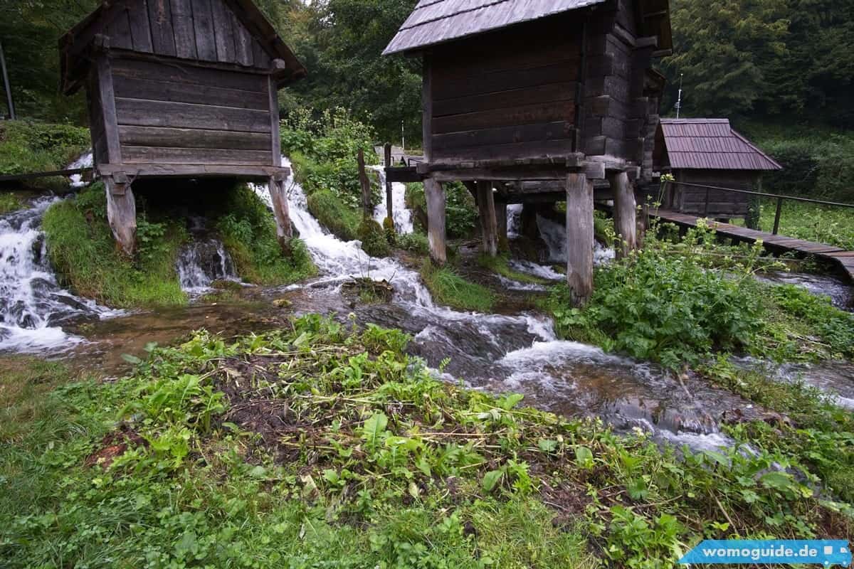 Wassermühlen Am Plivsko Jezero Bei Jajce