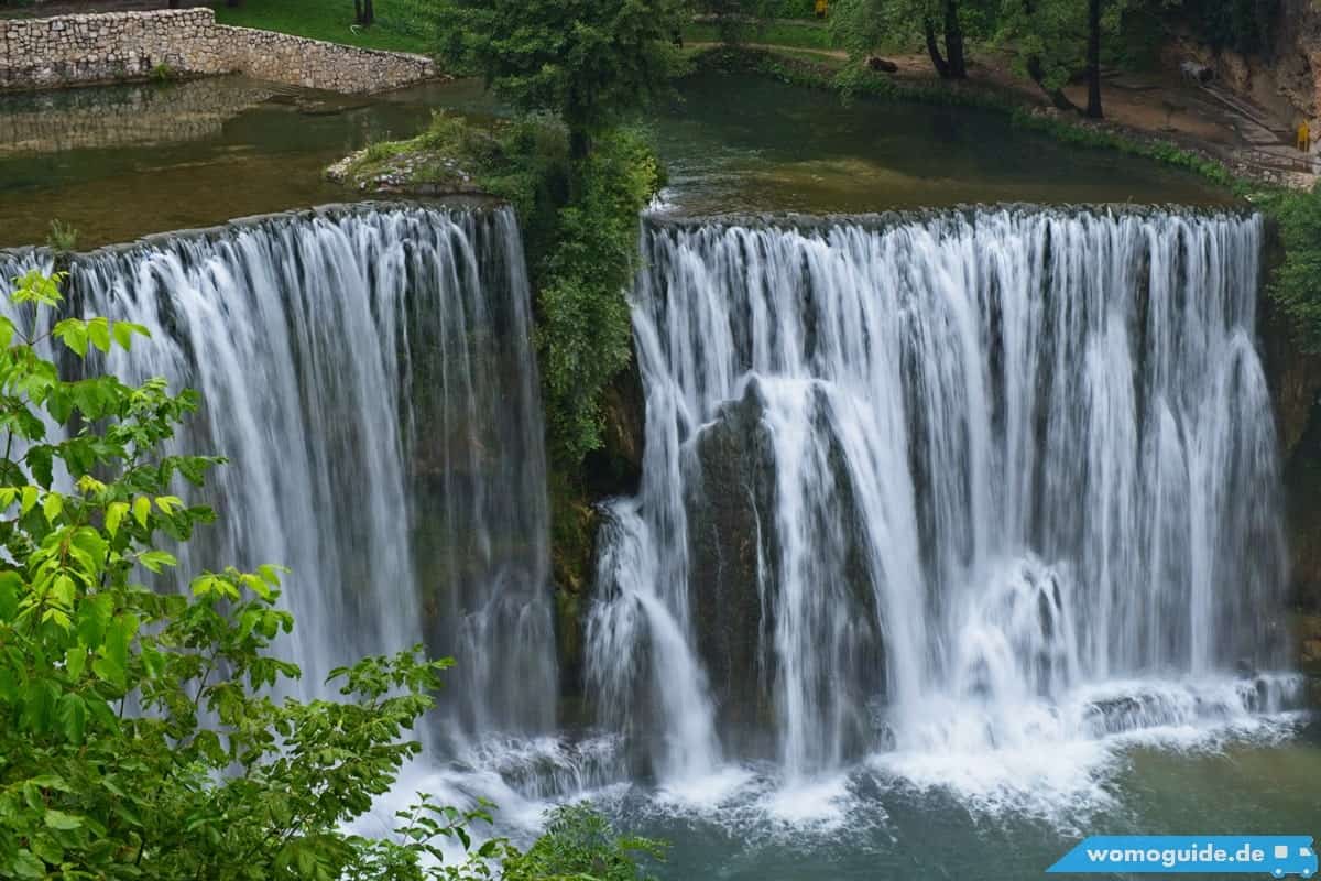 Jajce Wasserfall