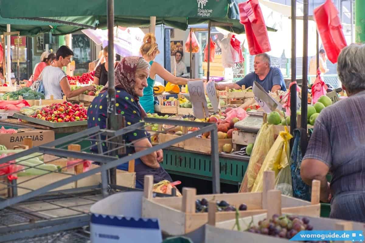 Markt Zeleni Venac In Belgrad