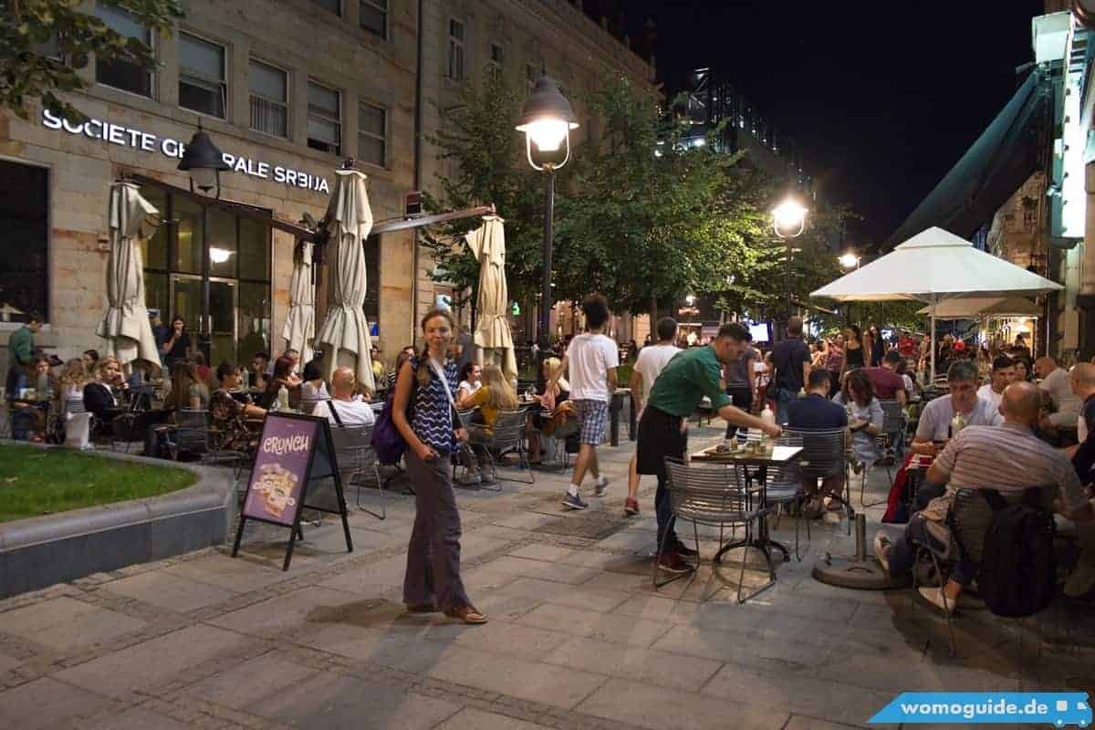 Belgrad Stari Grad Am Abend