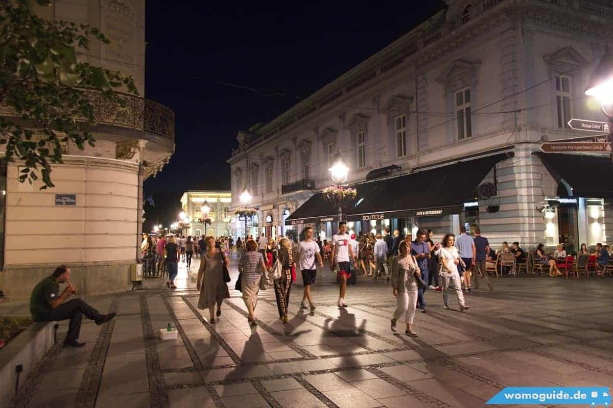 Belgrad Stari Grad Am Abend