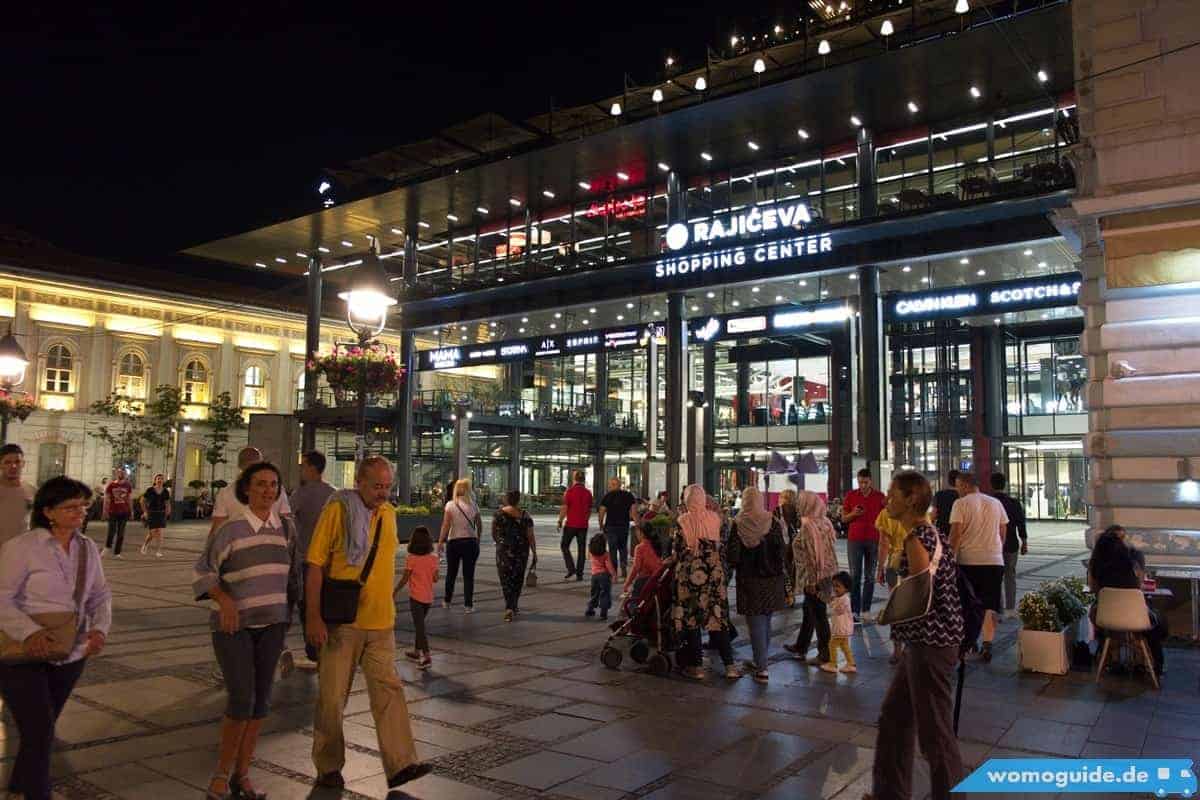 Belgrad Stari Grad Am Abend