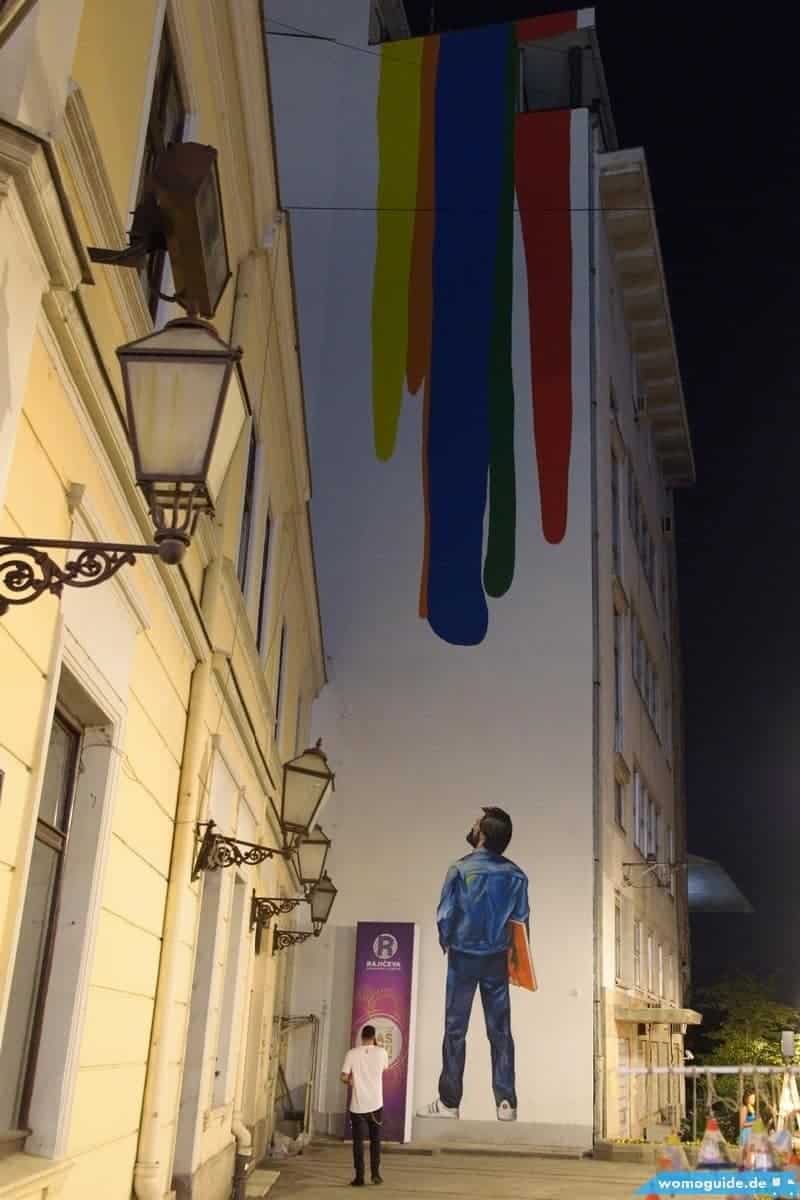 Belgrad Stari Grad Am Abend