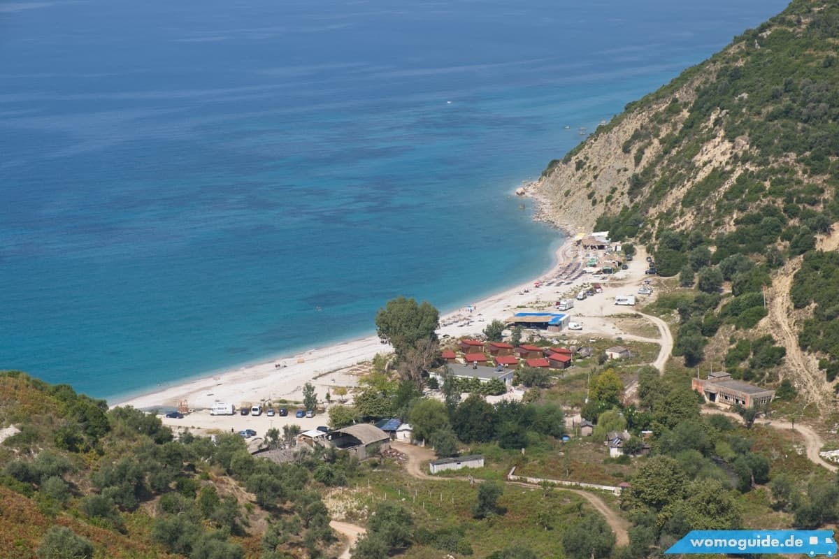 Strand Bei Piqueras, Albanien