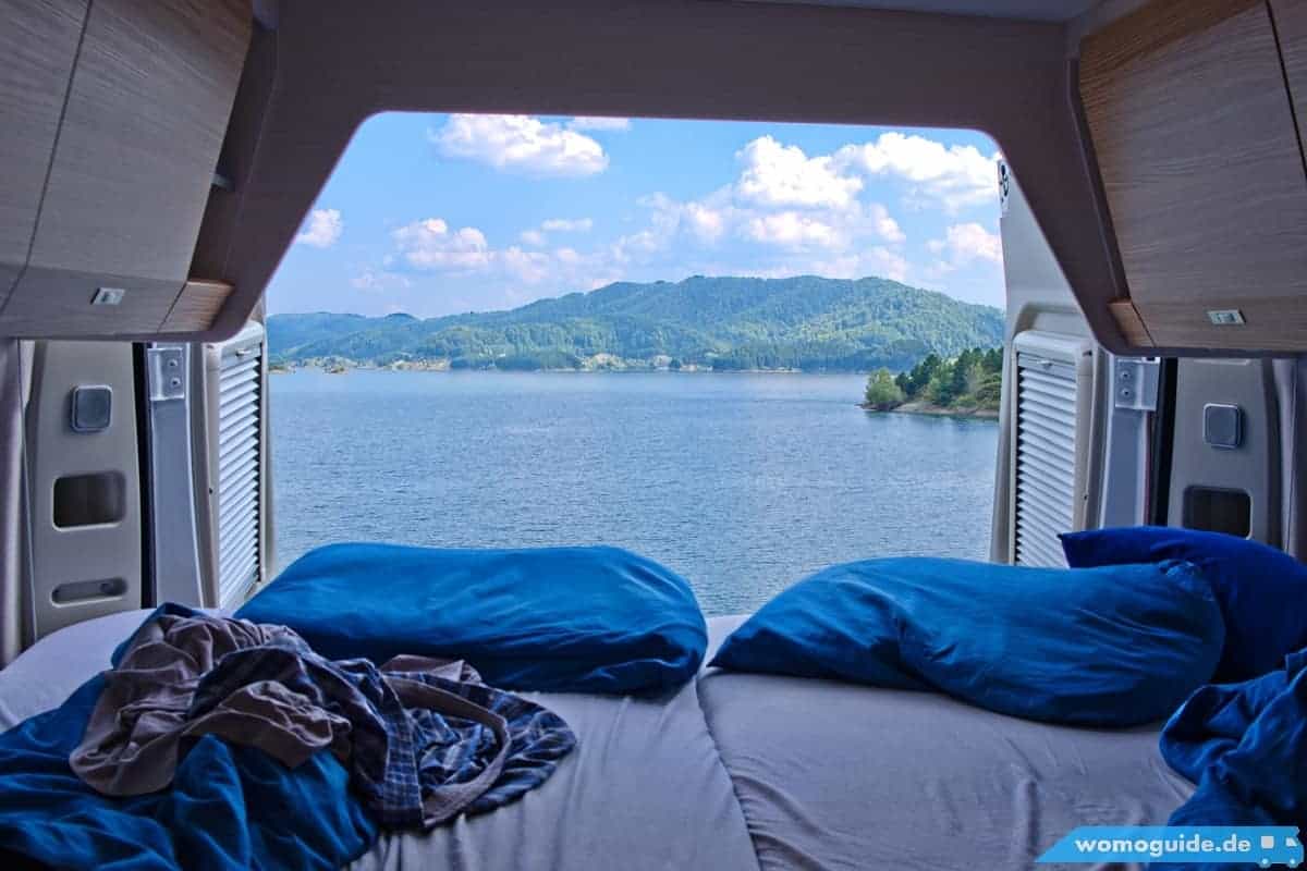 Blick Auf Den Aoou-See Aus Dem Wohnmobil