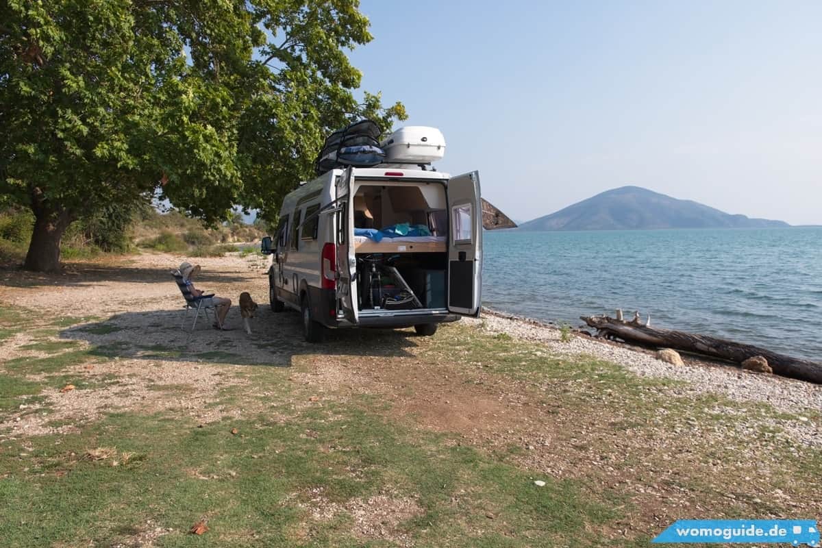 Stellplatz Bei Sagiada, Greichenland