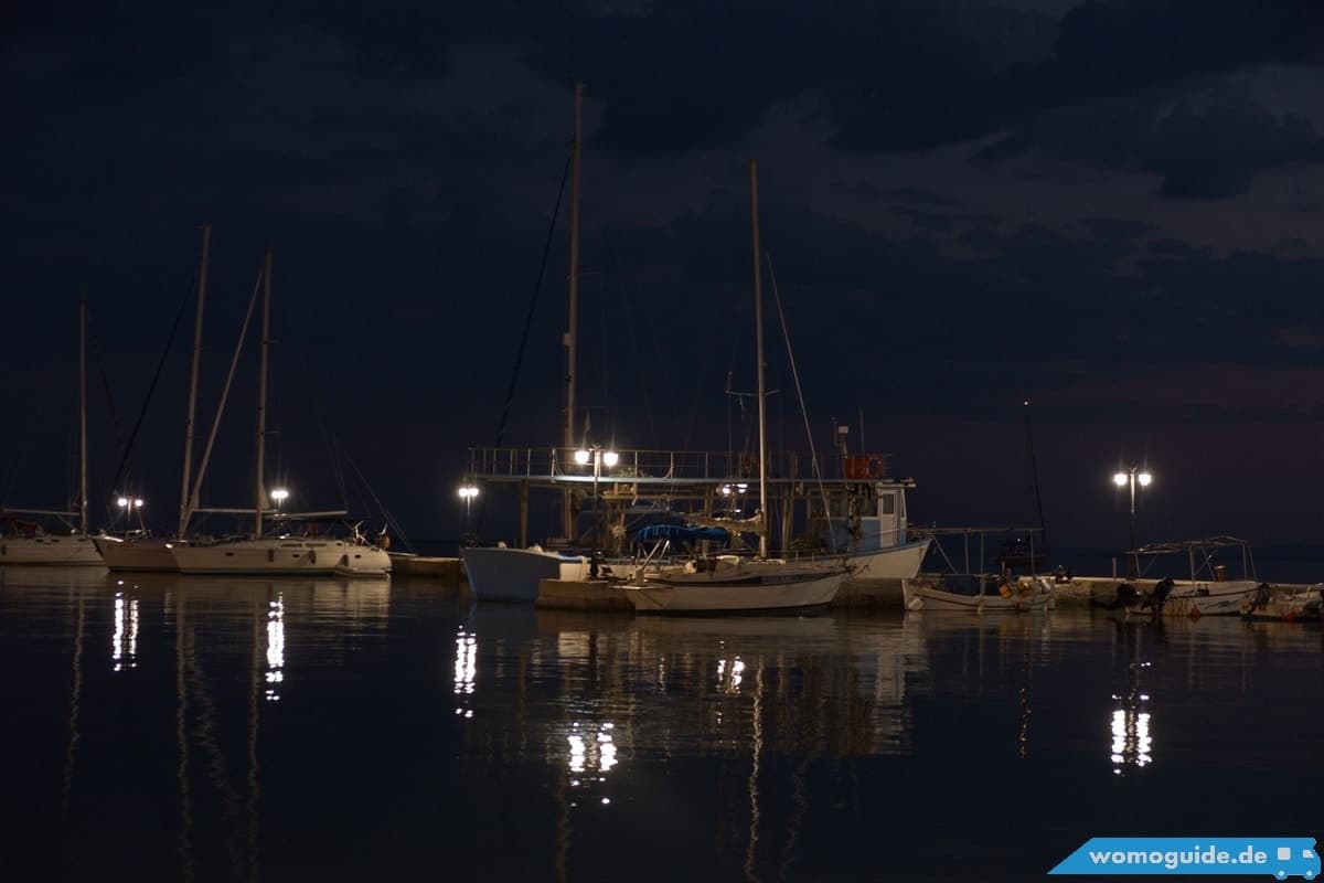 Abend In Sagiada: Hafen