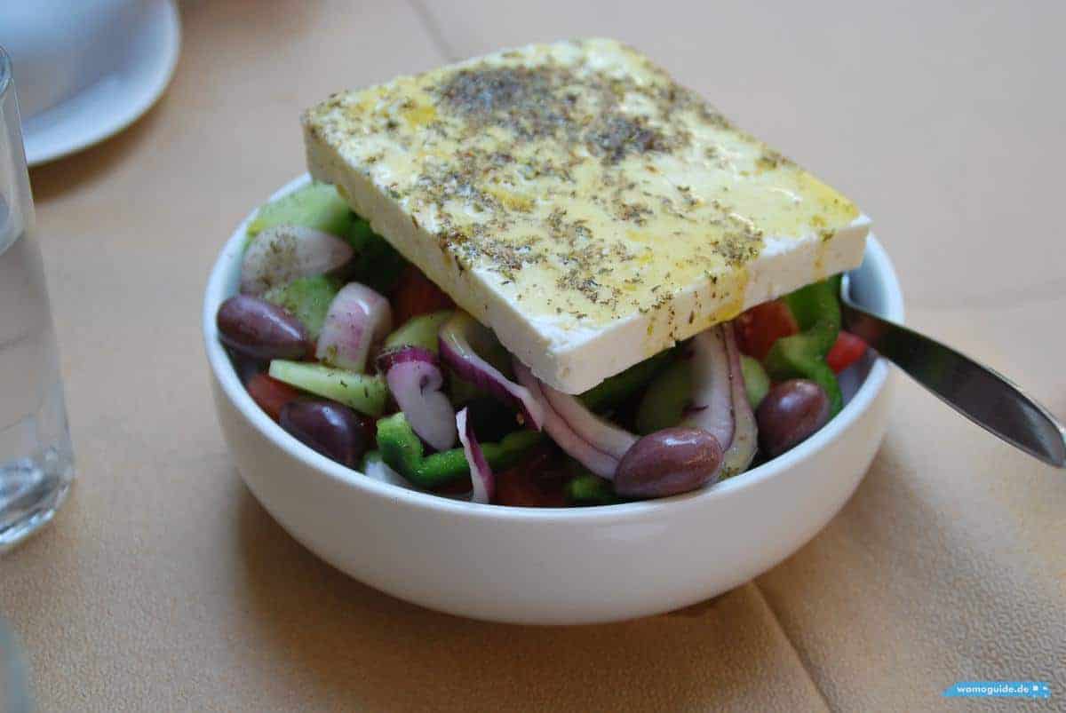 In Athen Mit Dem Wohnmobil: In Der Stadt, Grichischer Salat