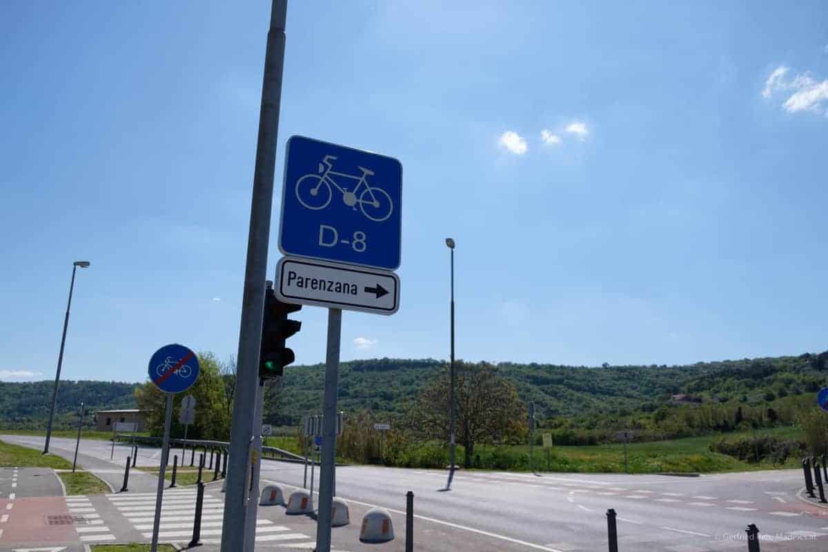 Parenzana Radweg