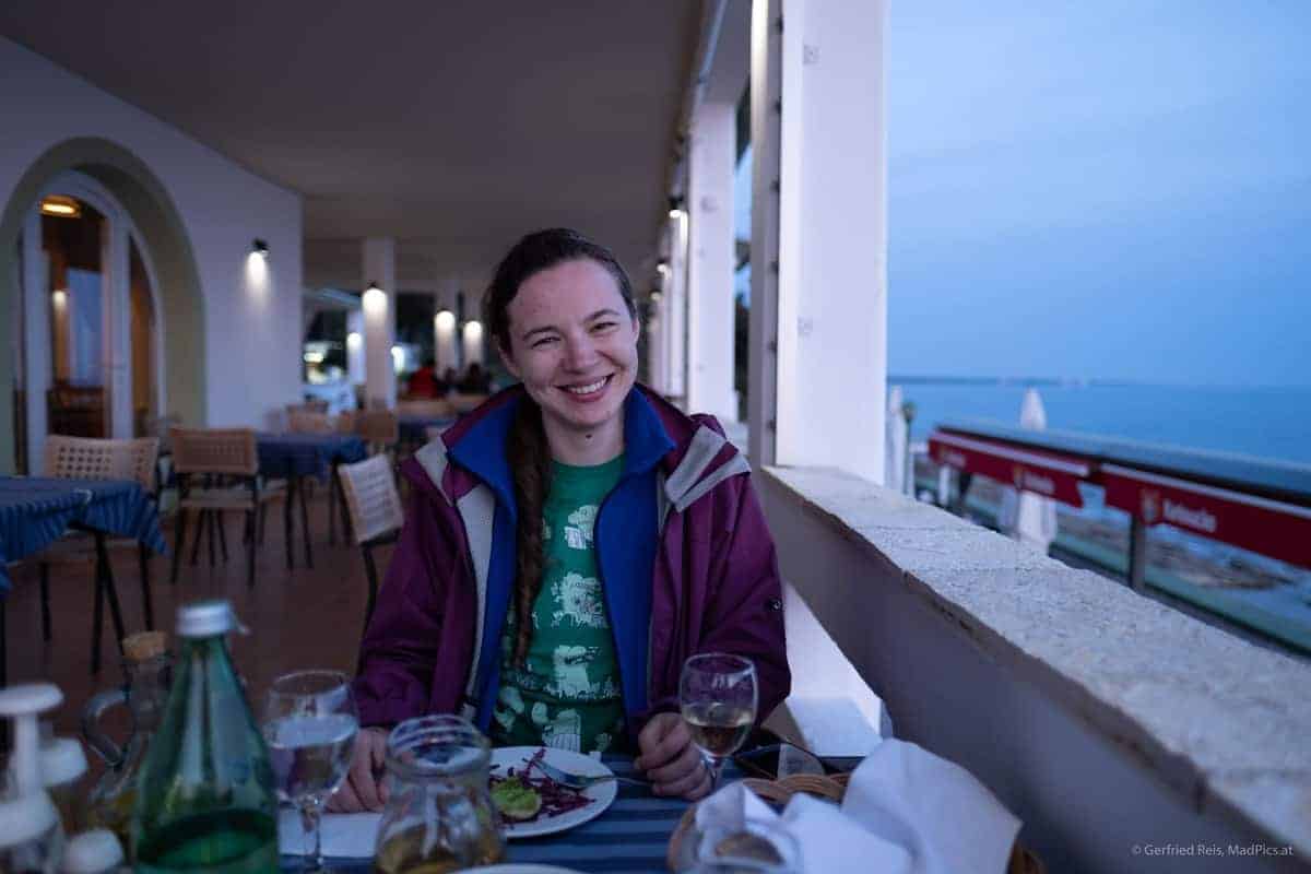 Im Restaurant Essen In Savudrija, Kroatien