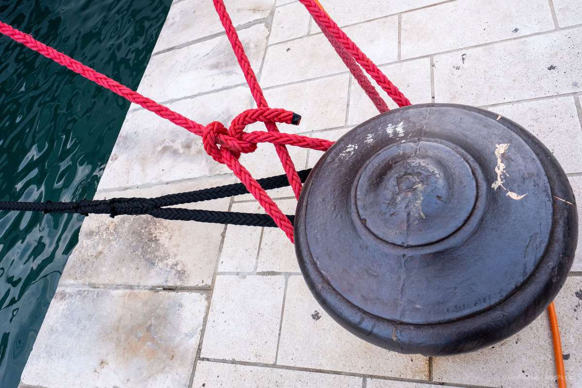 Trogir, Kroatien: Hafen