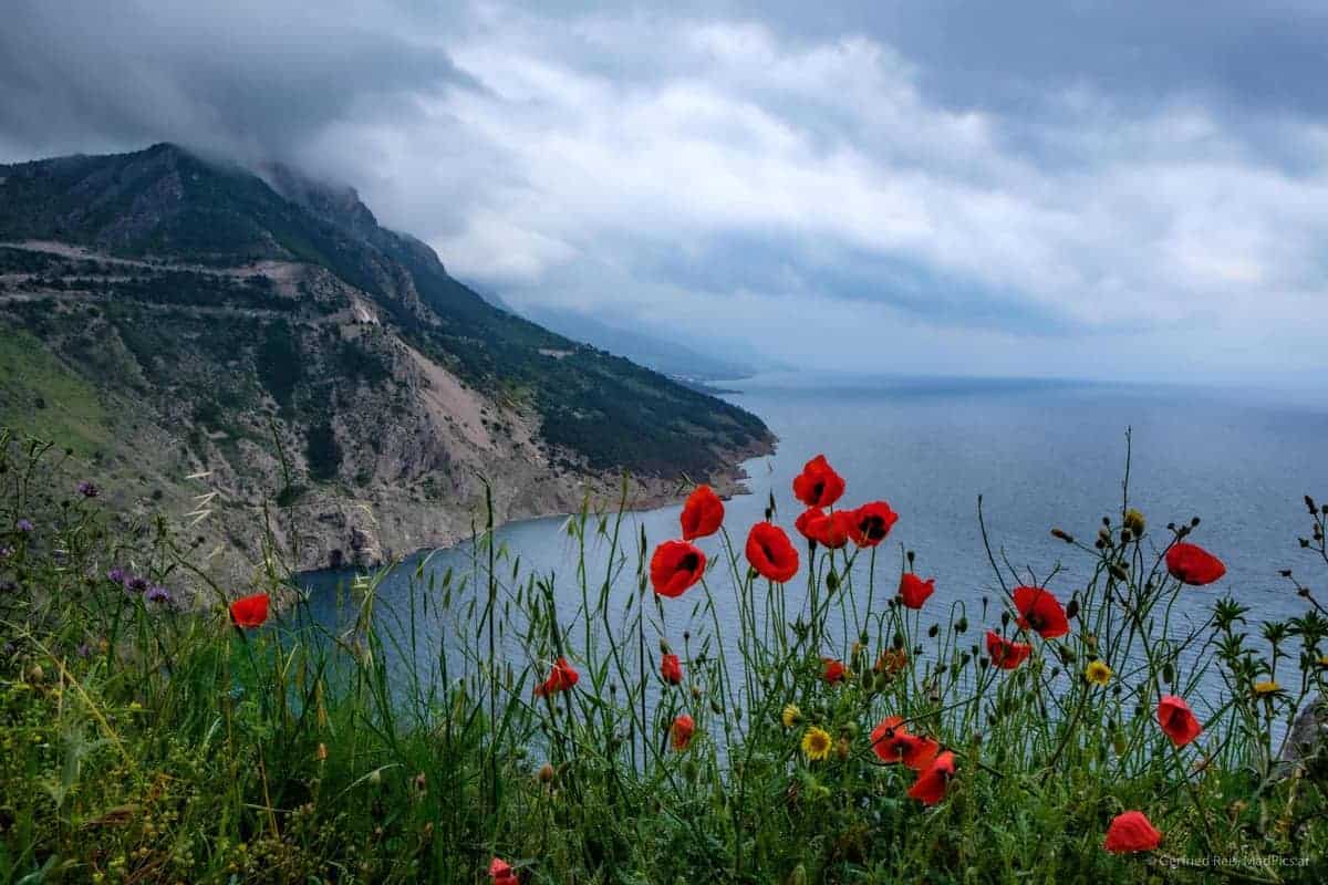 Schöne Ausblicke Bei Makarska An Der Jadranska Magistrala