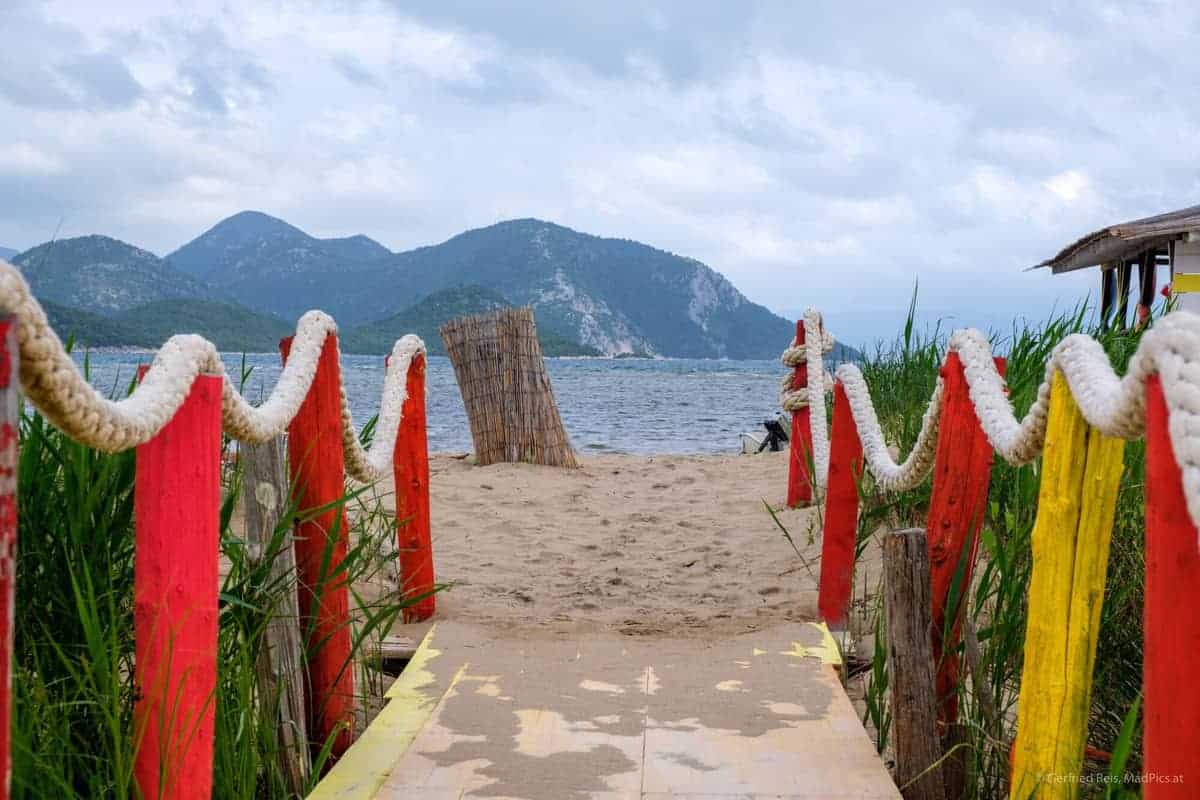 Kitestation Im Neretva-Delta