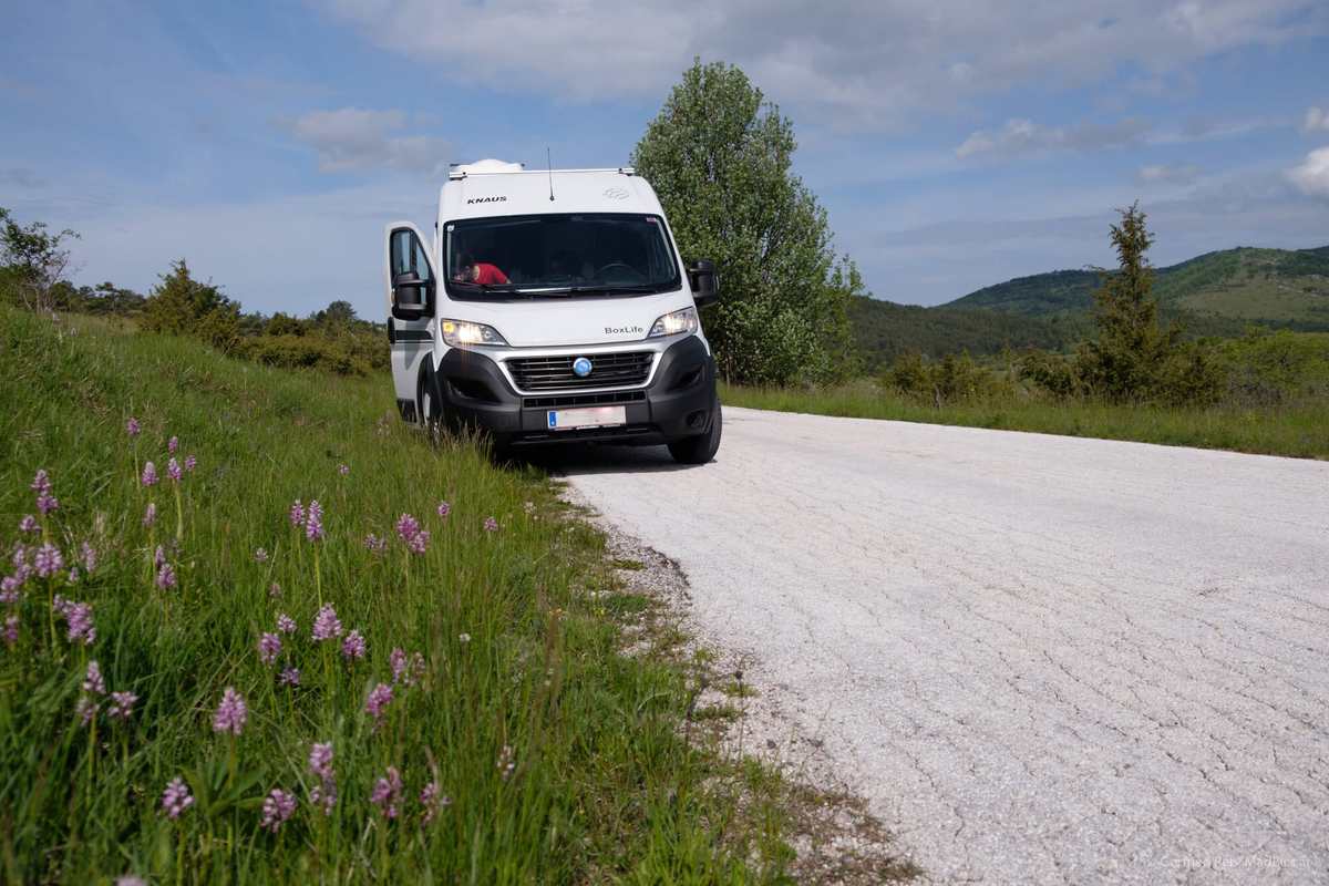 Auf Einer Slowenische Landsstraße