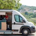 Wohnmobil Am Stellplatz Im Vipava-Tal Bei Weingut Lepa Vida