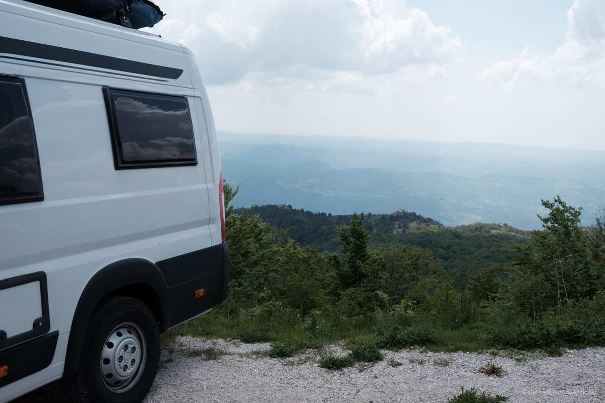 Ausblick Von Sinj Vrh Nach Süden