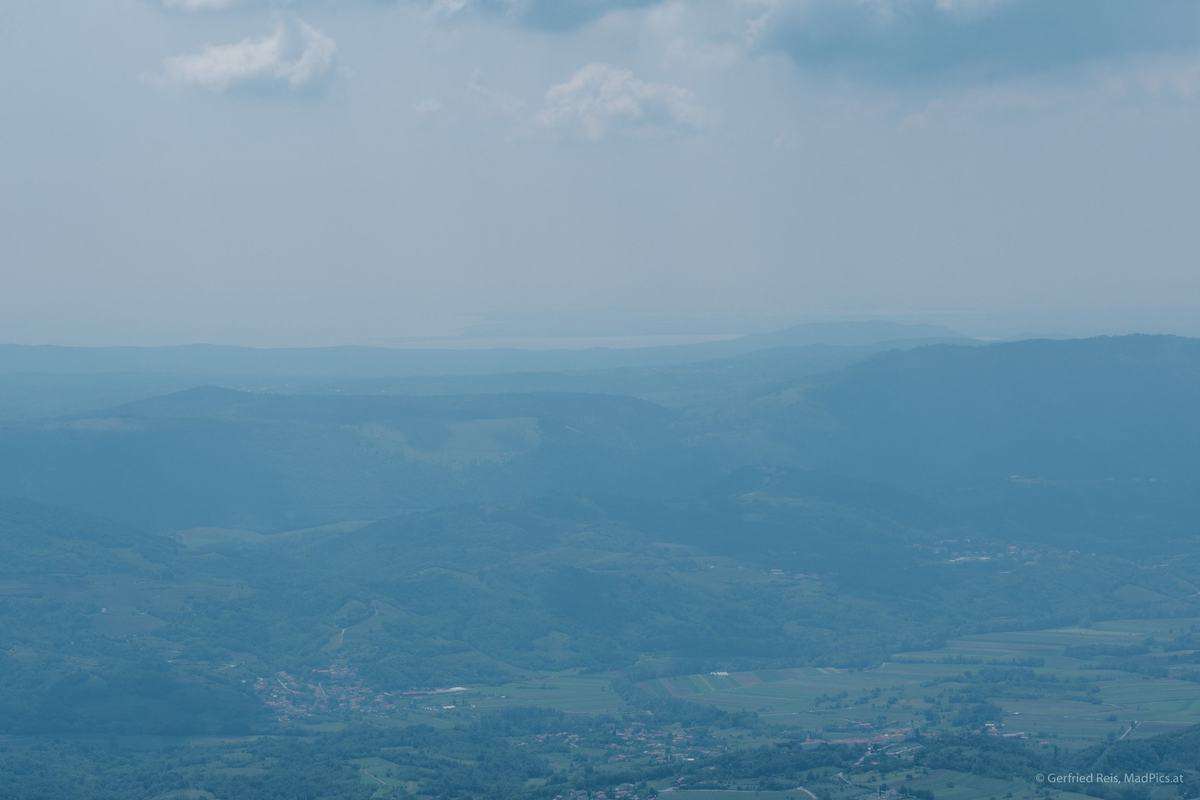 Ausblick Von Sinj Vrh Nach Süden
