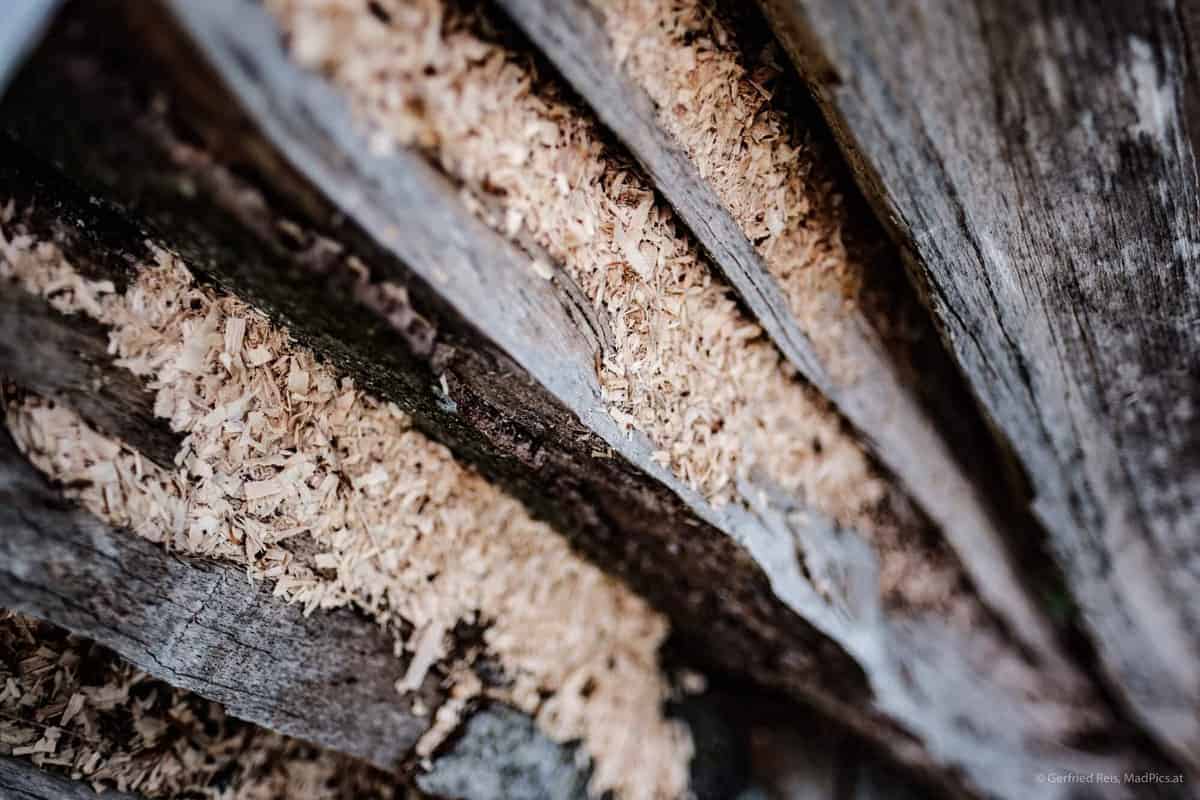 Holzstapel In Slowenien