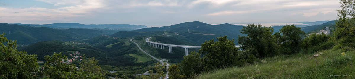 Blick Über Koper Und Triest