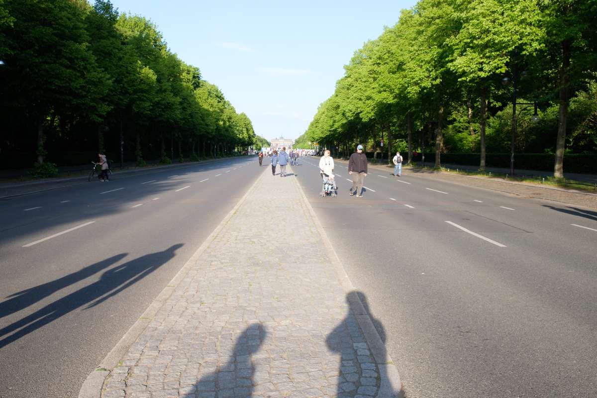 Straße Des 17. Juni In Berlin