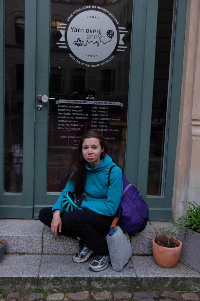 Geschlossener Strickshop In Berlin