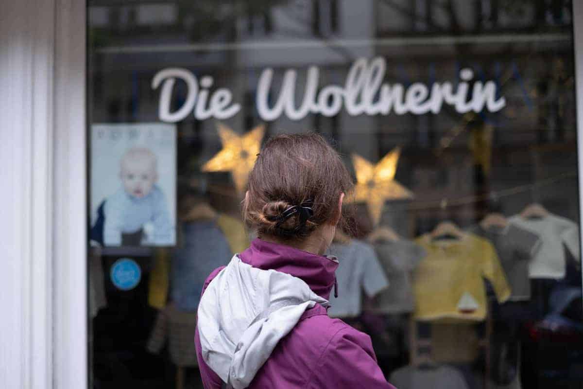 Ein Weiteres Wollladen Der Zu Hat