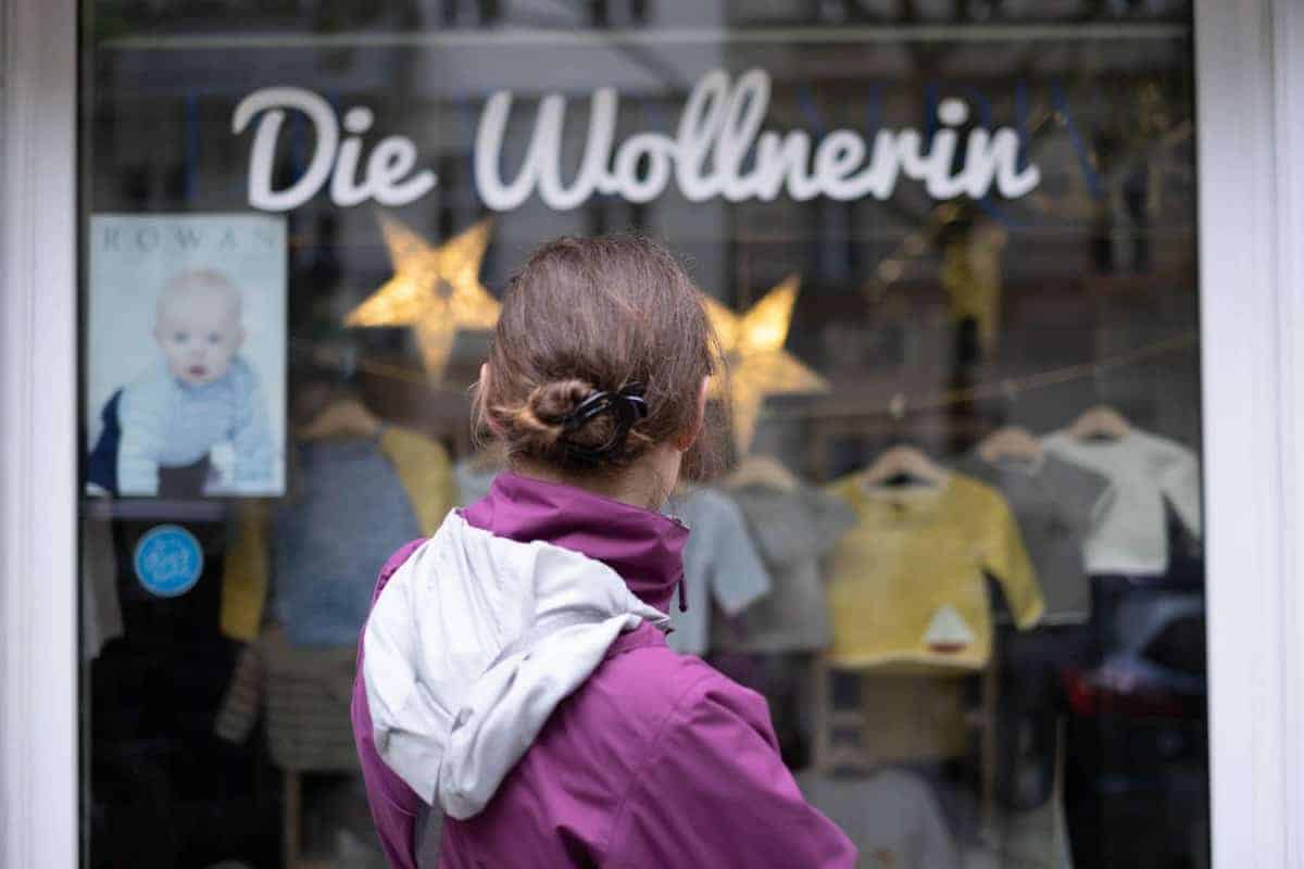 Ein Weiteres Wollladen Der Zu Hat