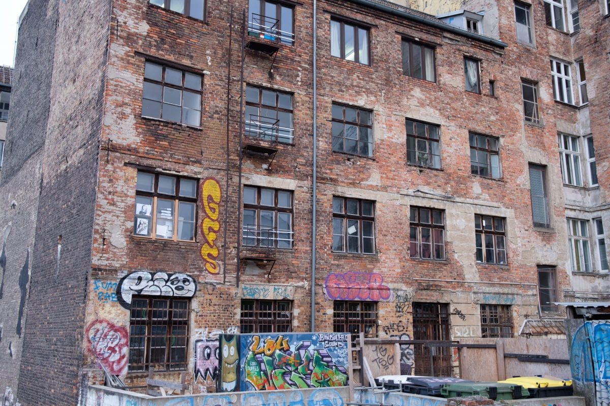 Heruntergekommenes Gebäude in Berlin