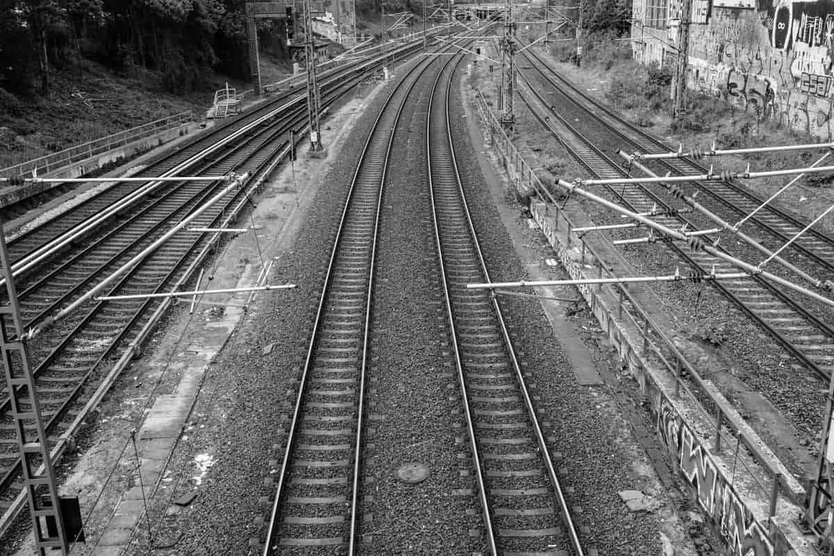 Bahngleise In Berlin