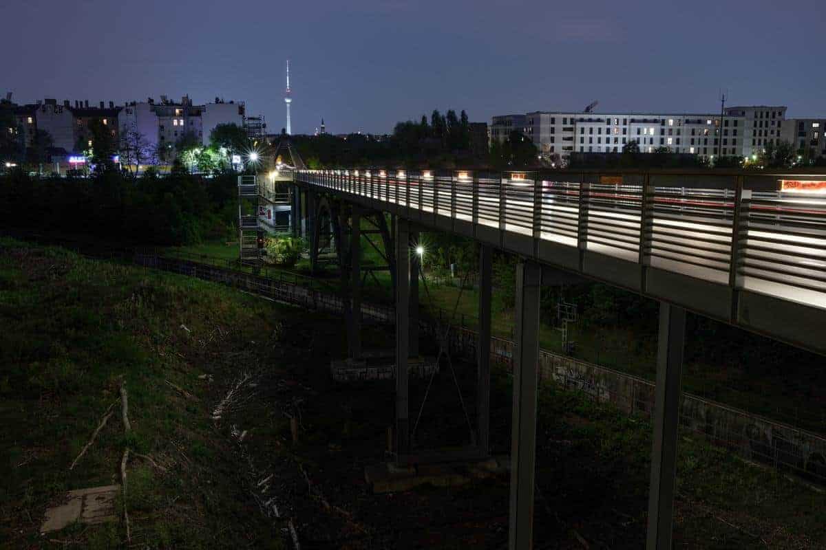 Berliner Fernsehturm Bei Nacht