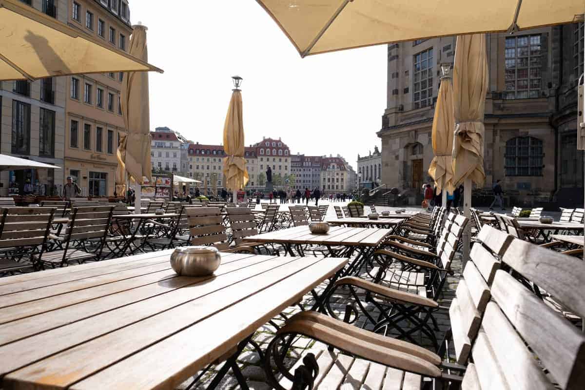 Gastgarten In Dresden, Deutschland