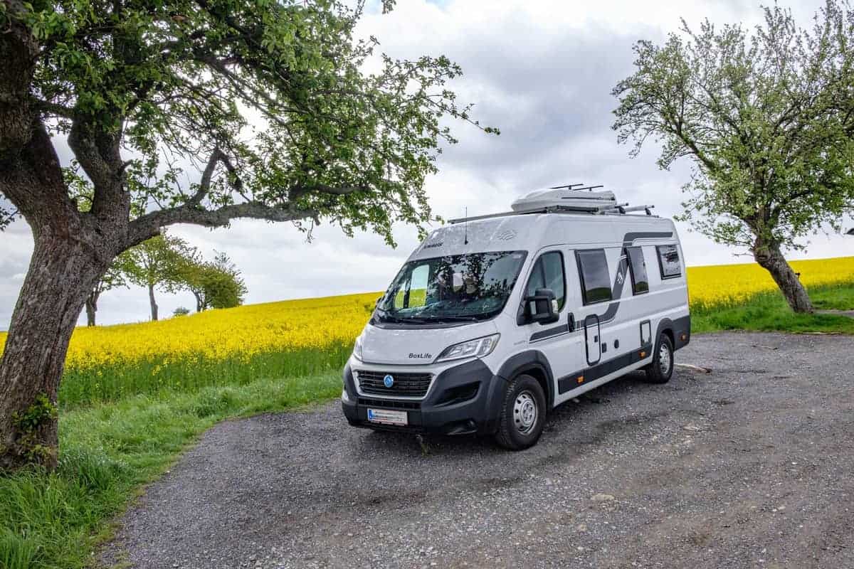 Unser Wohnmobil Am Weg In Die Sächsische Schweiz