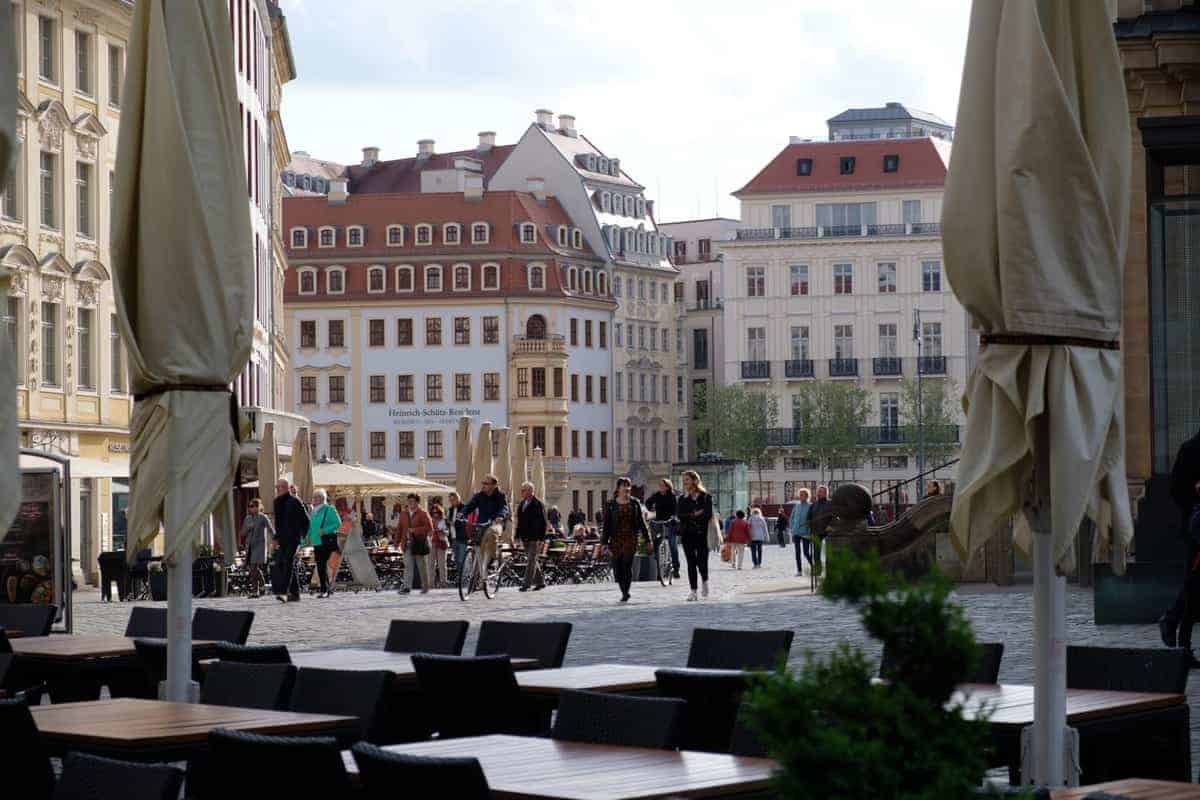 Gastgarten In Dresden, Deutschland