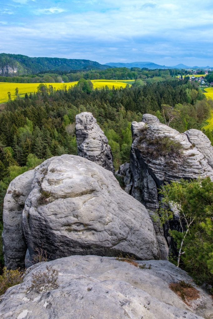Felsen in der sächsischen Schweiz