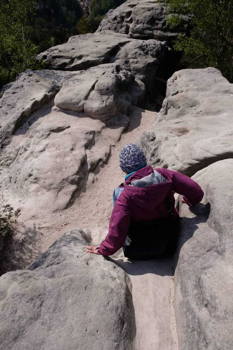 Abstieg Vom Gamrig Bei Rathen